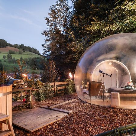 Living Timeless- Bubble Tent Elzach Inklusive Hot Tube Badefass- Schlafen Unterm Sternenhimmel Exterior foto