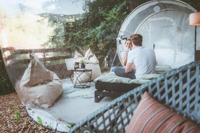 Living Timeless- Bubble Tent Elzach Inklusive Hot Tube Badefass- Schlafen Unterm Sternenhimmel Exterior foto