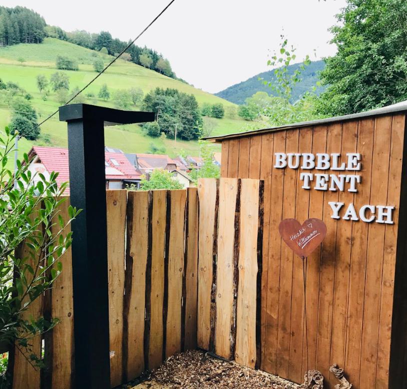 Living Timeless- Bubble Tent Elzach Inklusive Hot Tube Badefass- Schlafen Unterm Sternenhimmel Exterior foto